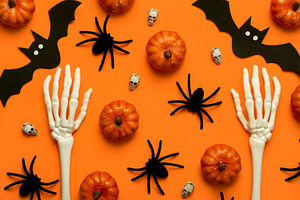 Halloween concept background, a Holiday Photo by esthermm