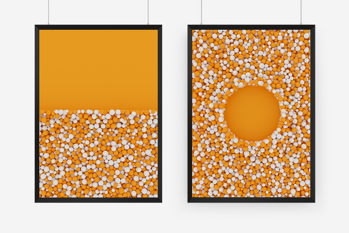 Abstract 3D Rendering Of Particles, a Background Graphic by BIBIART (Photo 4 of 6)