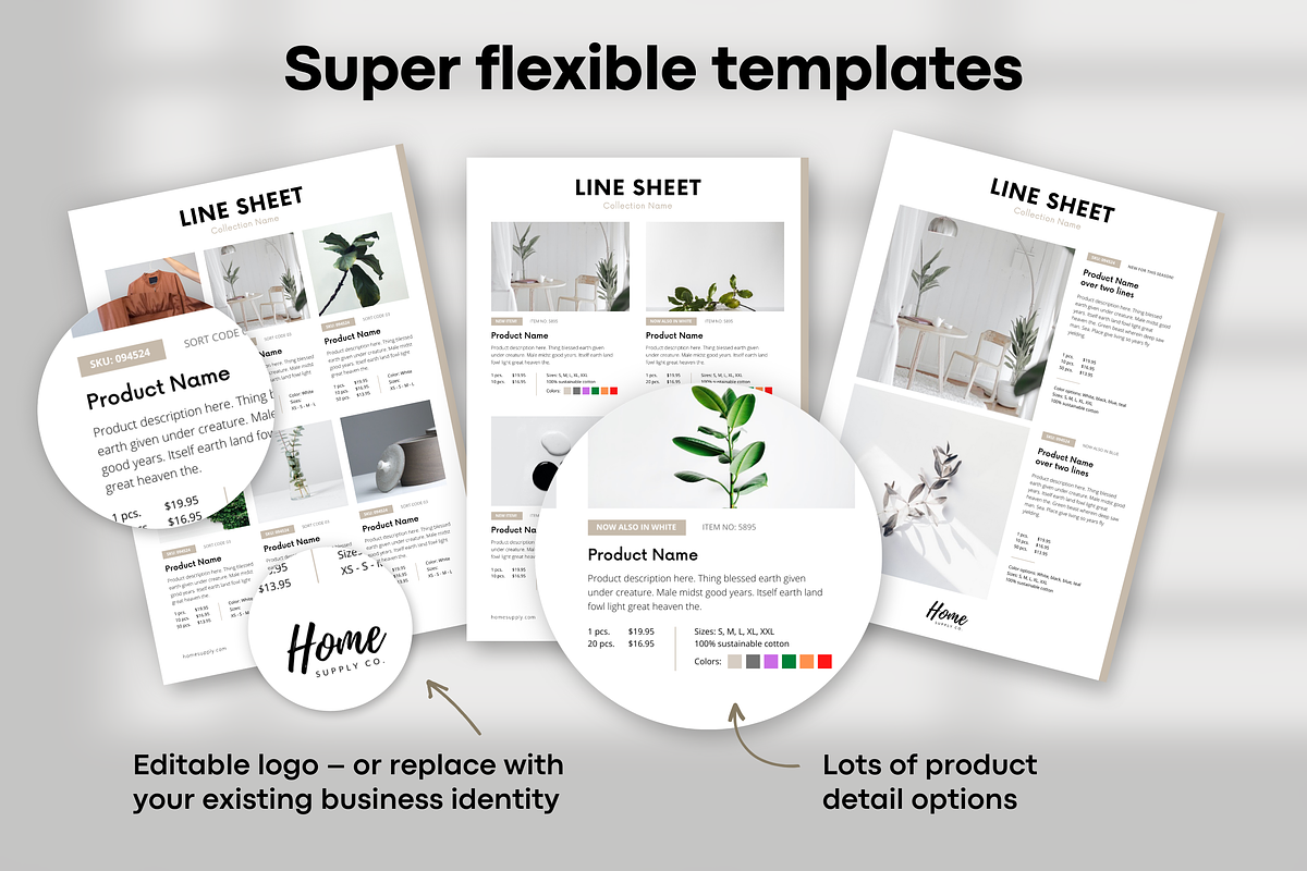 Line Sheet & Wholesale Catalog Canva, a Brochure Template by Type Here Studio (Photo 5 of 8)
