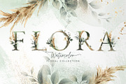 Watercolor Floral Bundle, a Texture Illustration by ollalya (Thumbnail 28 of 112)