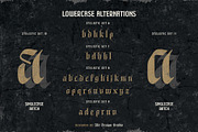 Braysilk Typeface, a Blackletter Font by alit design (Thumbnail 13 of 22)