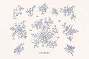 Toile de Jouy Seamless pattern, a Pattern Graphic by Ekaproeka (Thumbnail 6 of 7)