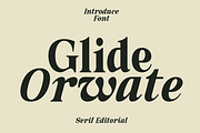 Glide Orwate-Elegant Editorial Serif, a Serif Font by MaikoHatta (Thumbnail 1 of 7)
