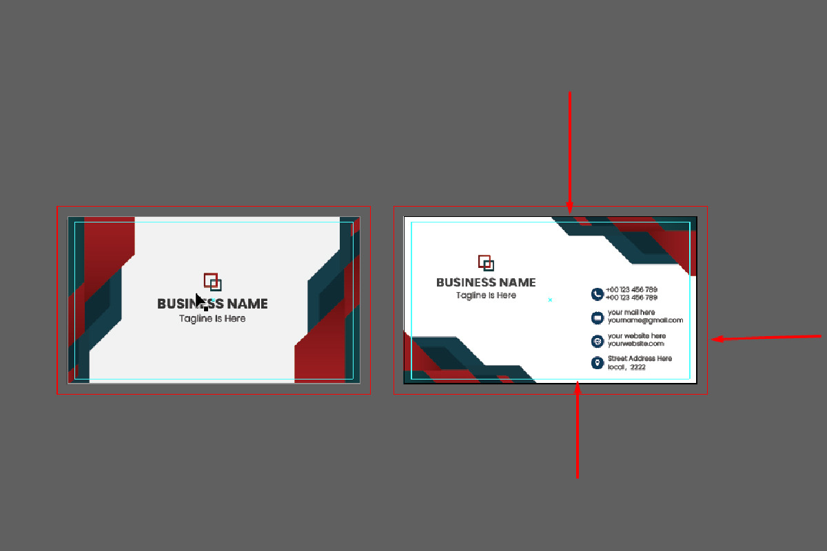 Flat Business Cards, a Business Card Template by DESIGNSKIT (Photo 2 of 2)