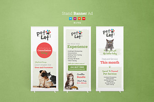 Pet Shop Roll-Up Banner