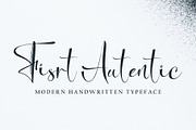 Fisrt Authentic, a Handwritten Font by pineungtype (Thumbnail 1 of 5)