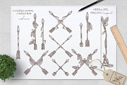 Boho And Tribal Graphic Collection, an Illustration by alexrockheart (Thumbnail 3 of 9)