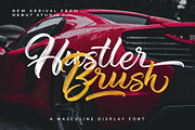 Hustler Brush, a Script Font by Debut Studio (Thumbnail 1 of 7)