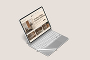 iPad Pro Screen mockup, an iPad Mockup by ulfatunnazira (Thumbnail 3 of 7)