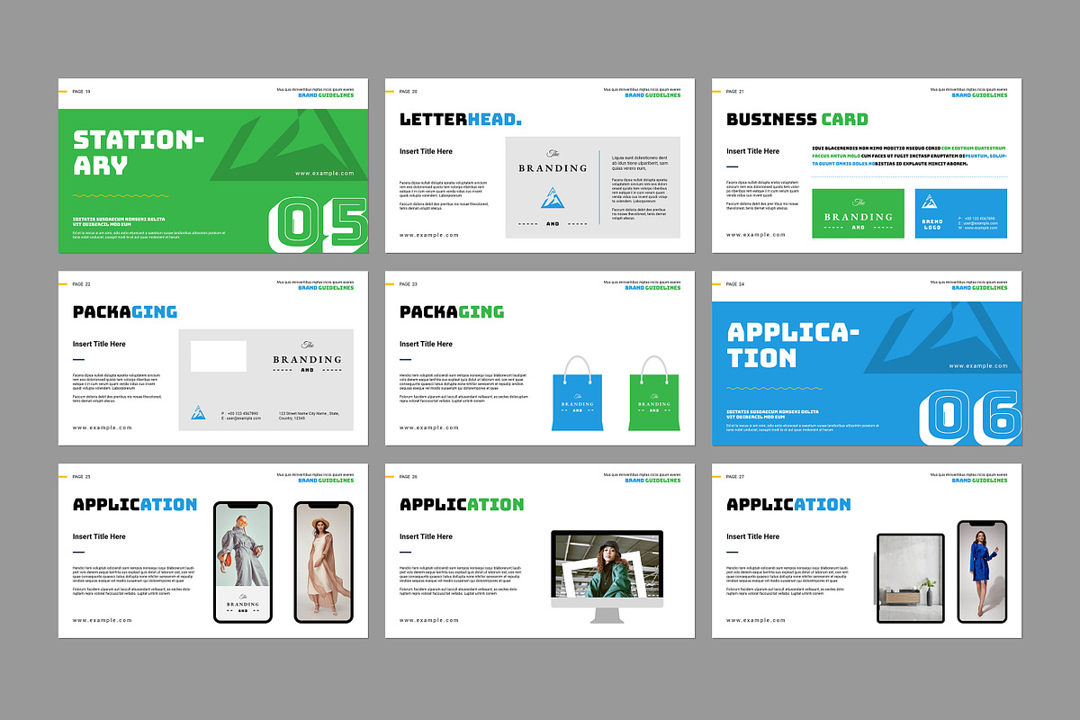 Brand Guidelines Template preview 4