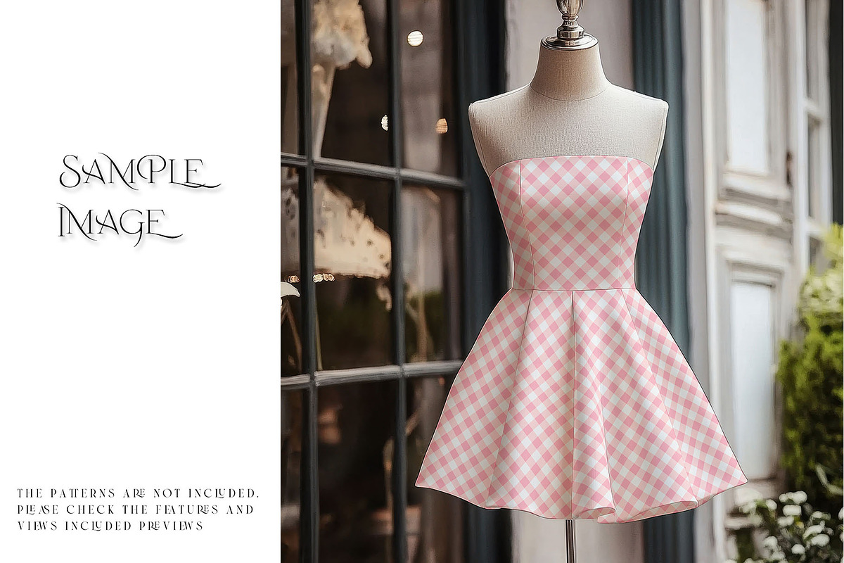 Women's Strapless Mini Dress Mockups, a Product Mockup by mock-ups (Photo 14 of 17)