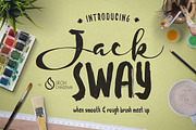JackSway font, a Script Font by JROH Creative (Thumbnail 1 of 5)