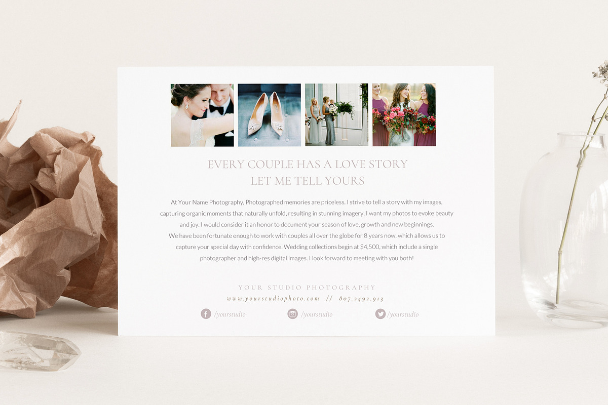 Wedding Photo Flyer Design, a Flyer Template by By Stephanie Design (Photo 2 of 6)