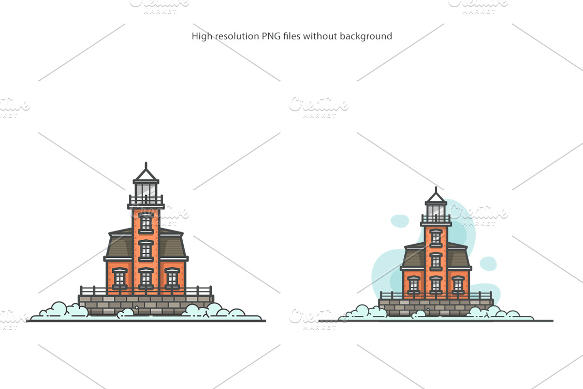 Outline vector illustrations, an Illustration by I-RO (Photo 4 of 4)