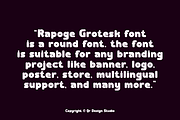 Rapoge Grotesk - Round Sans Font, a Sans Serif Font by QR Design Studio (Thumbnail 11 of 12)