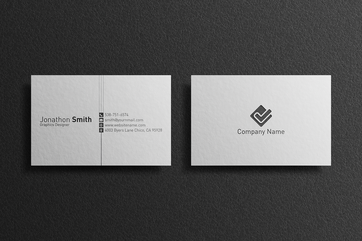 Corporate Business Card, a Business Card Template by DesignGhar (Photo 1 of 3)