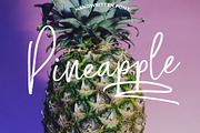Pineapple Script, a Script Font by Creamy Script (Thumbnail 1 of 6)