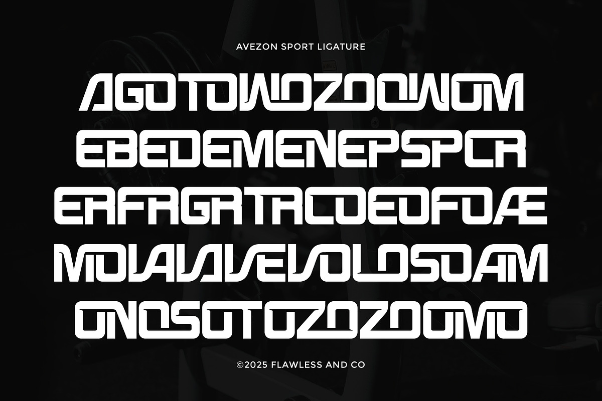 Avezon - Sport Display Font, a Font by Flawless And Co (Photo 7 of 10)
