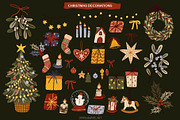 Cozy Christmas – Vector Clipart, a Seasonal Illustration by Jenny Quince (Thumbnail 7 of 19)