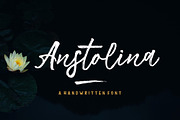 Anstolina, a Script Font by Stripes Studio (Thumbnail 1 of 7)