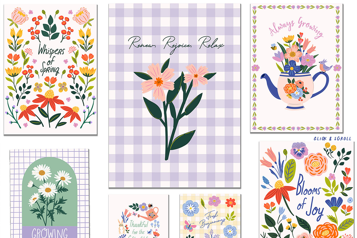 Spring Floral Clipart Collection, an Object Illustration by Essentially Nomadic (Photo 7 of 14)