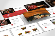 Restaurant Portofolio Powerpoint, a Presentation Template by Glowin_studio (Thumbnail 1 of 3)