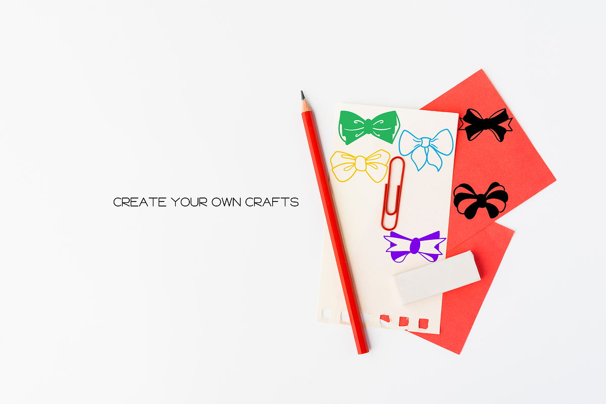 Bow Doodles - Dingbats Font, a Symbol Font by WADLEN (Photo 5 of 7)