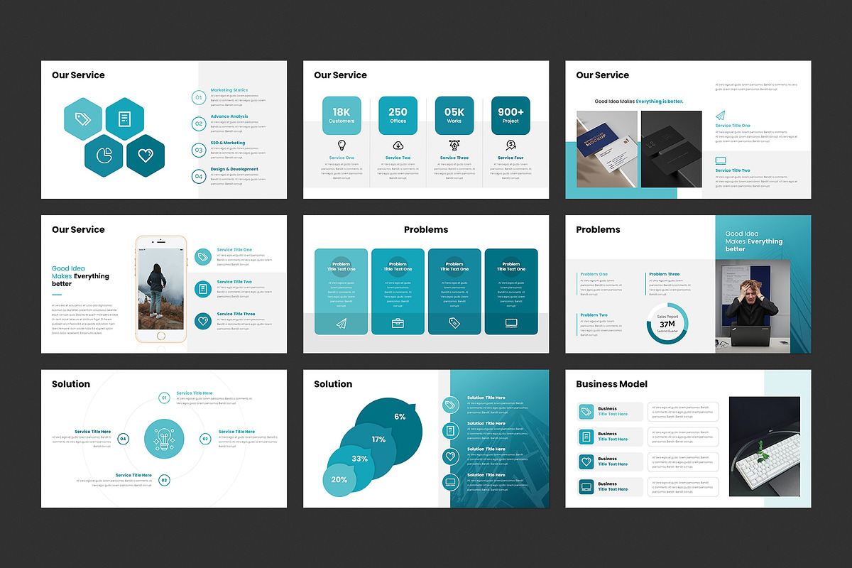 Business Plan Presentation Template, a Presentation Template by CreativeSlides (Photo 4 of 16)