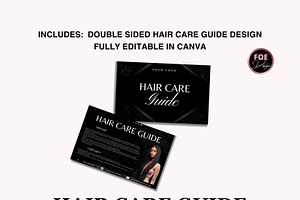 Hair Branding Kit Hang Tags Thank