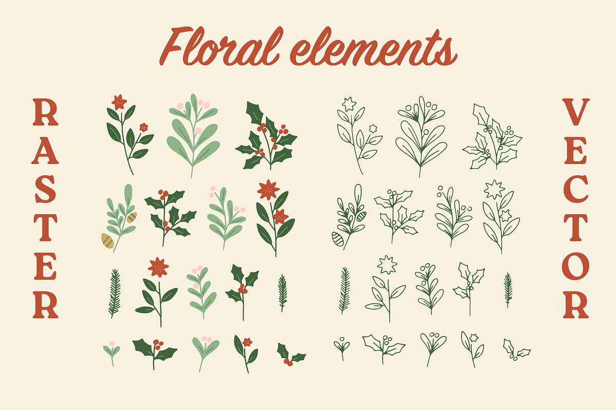 Merry Christmas clipart bundle food, an Object Graphic by Lisa Mill (Photo 4 of 11)