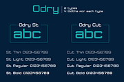 Odry font family, a Sans Serif Font by vlad.berla (Thumbnail 4 of 7)