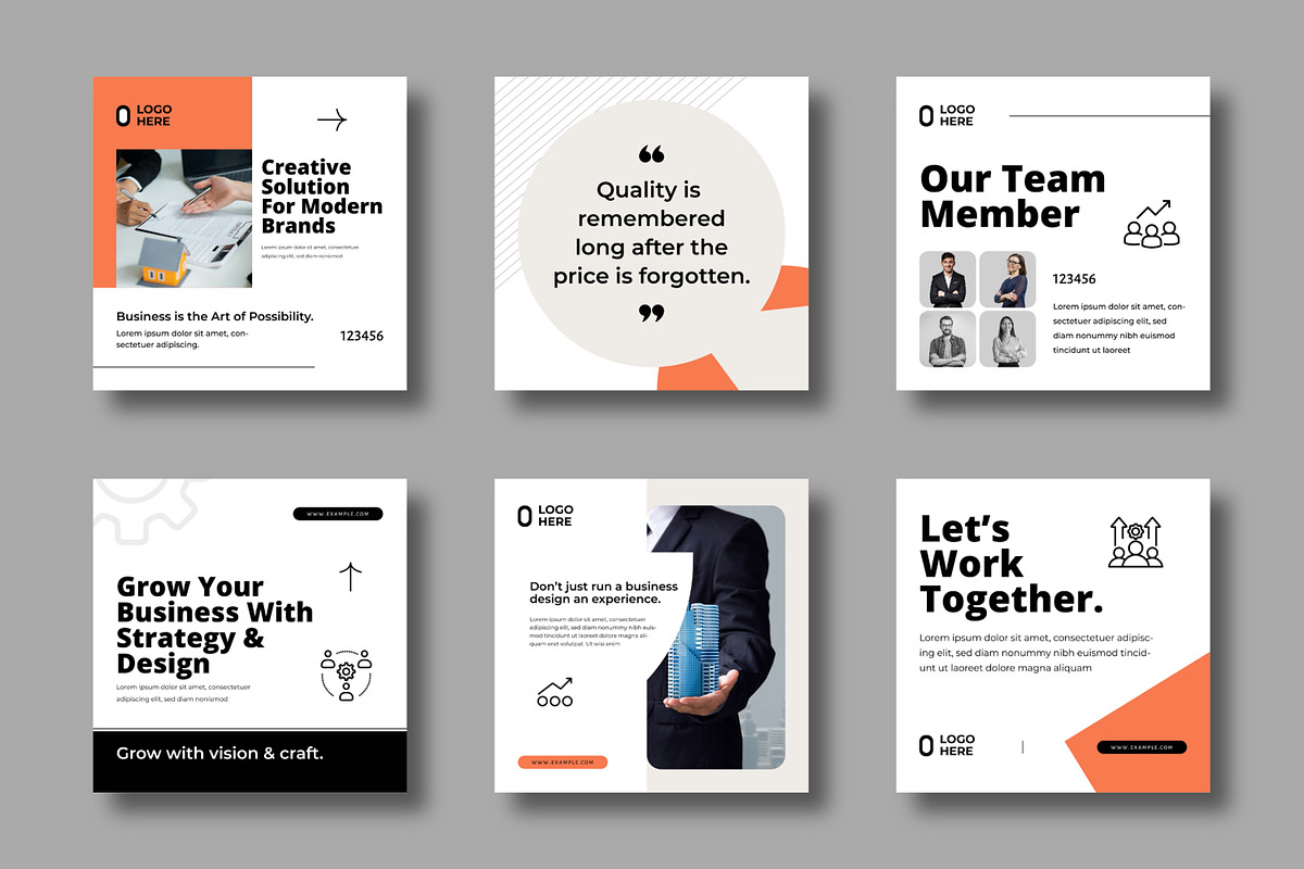 Corporate Business Social Media Post, a Social Media Template by MightyDesign (Photo 2 of 8)
