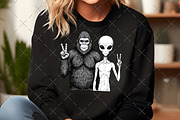 Bigfoot Alien Spaceship Digital Png, an Illustration by Craft Nest (Thumbnail 6 of 6)
