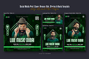 Night Party Social Media Post Bundle, a Social Media Template by Creative_View (Thumbnail 4 of 8)
