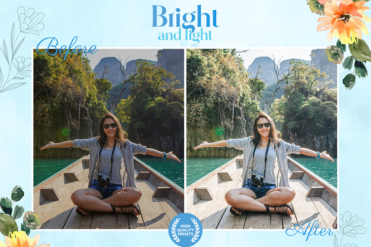 6 Bright Lightroom Presets, an Action Add-On by Design & Presets Pro (Photo 6 of 7)