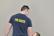 Admiration Fireman with Boy, a Templates & Theme by Carolyn Sandstrom Art (Thumbnail 2 of 4)