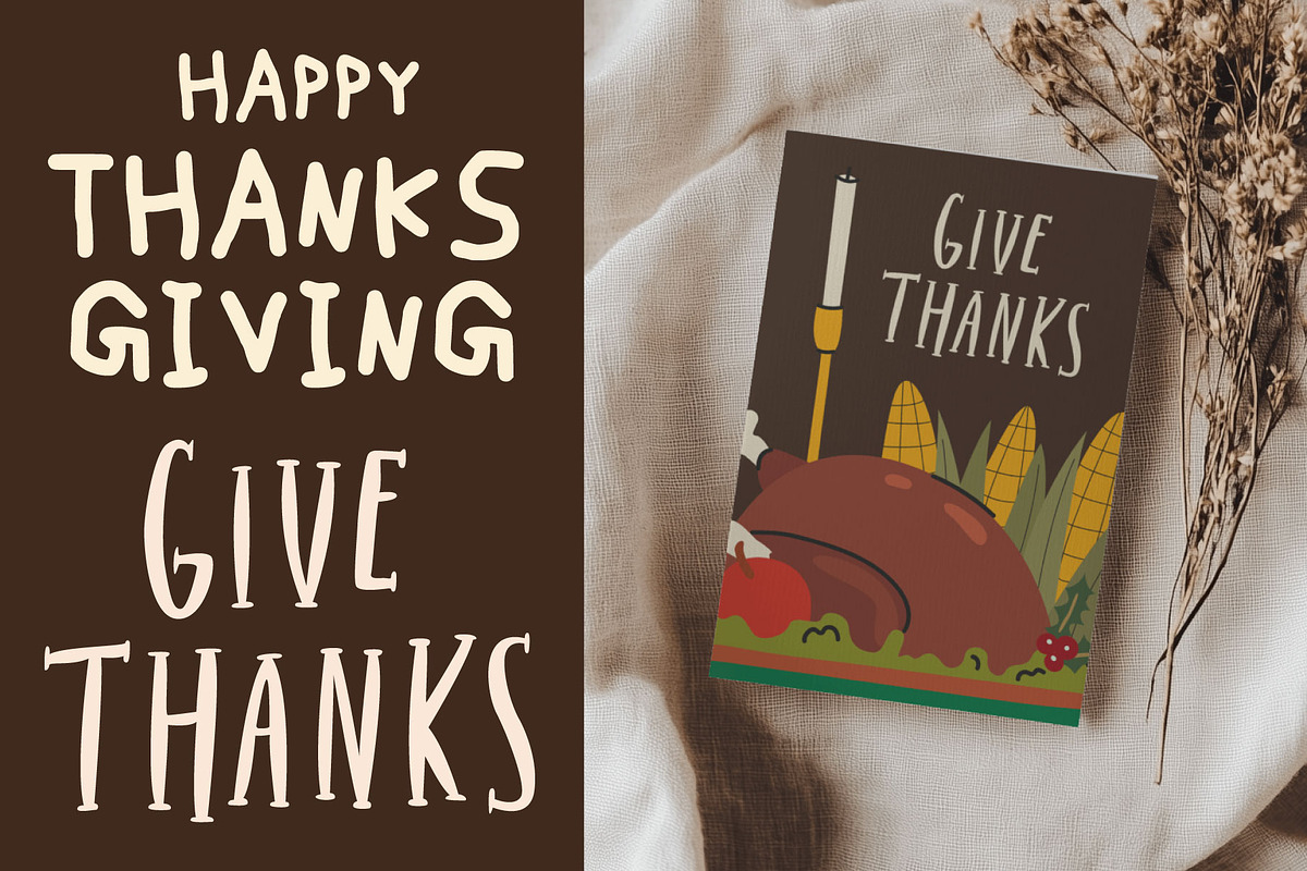 Thanksgiving illustration bundle, a Food Illustration by Luamor (Photo 3 of 9)