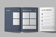 Daily Planner Simple Workbook, a Brochure Template by UICreative (Thumbnail 5 of 5)