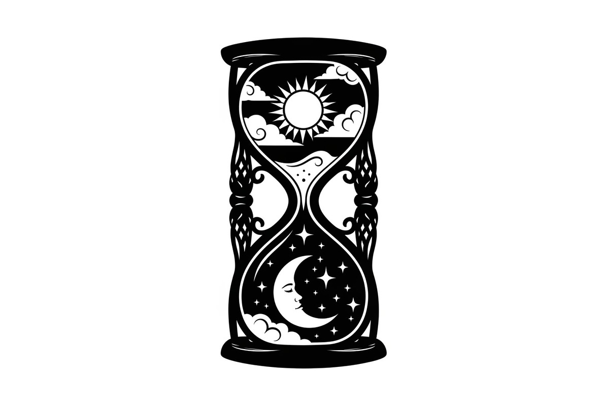 Celestial Sun Moon Hourglass Bundle, an Illustration by Gaye Art (Photo 8 of 31)