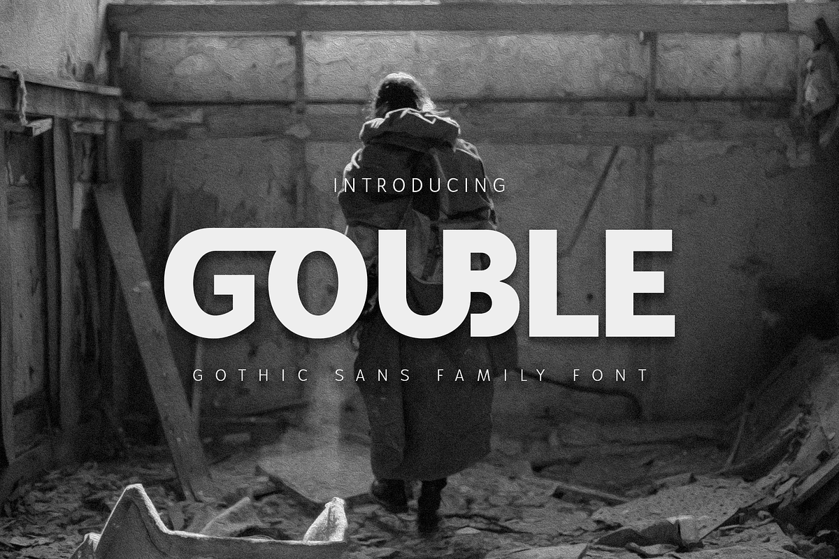 CF Gouble - Modern Sans Serif, a Sans Serif Font by Indotype Foundry (Photo 1 of 11)