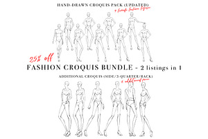 Sale- Female Fashion Croquis Bundle