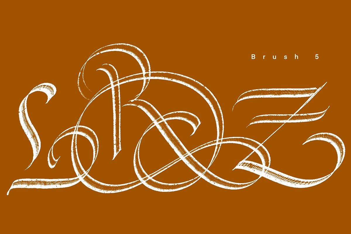 CalligraphyMasters Procreate Brushes, a Brush Add-On by the Fontmaker (Photo 27 of 38)