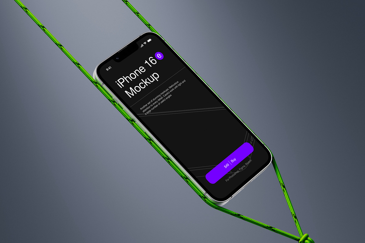 Z-Mockups: iPhone 16e, an iPhone Mockup by ls.graphics (Photo 3 of 10)