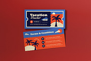 Travel Agency Voucher, a Card Template by graphicook (Thumbnail 1 of 3)
