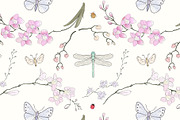 Glorious Orchid seamless patterns, a Pattern Graphic by YvY (Thumbnail 4 of 5)