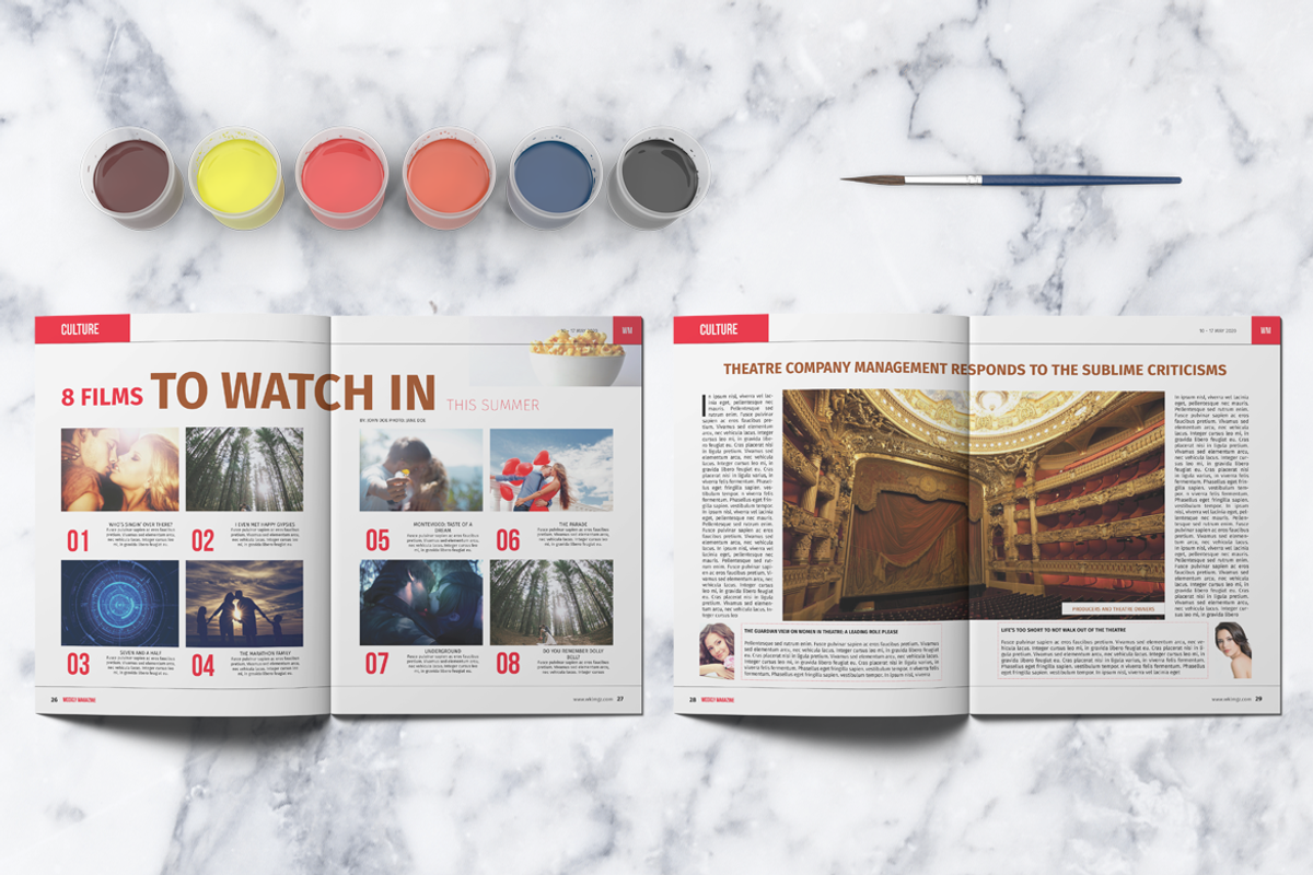 WEEKLY - News Magazine, a Magazine Template by Boris Cupac (Photo 12 of 17)