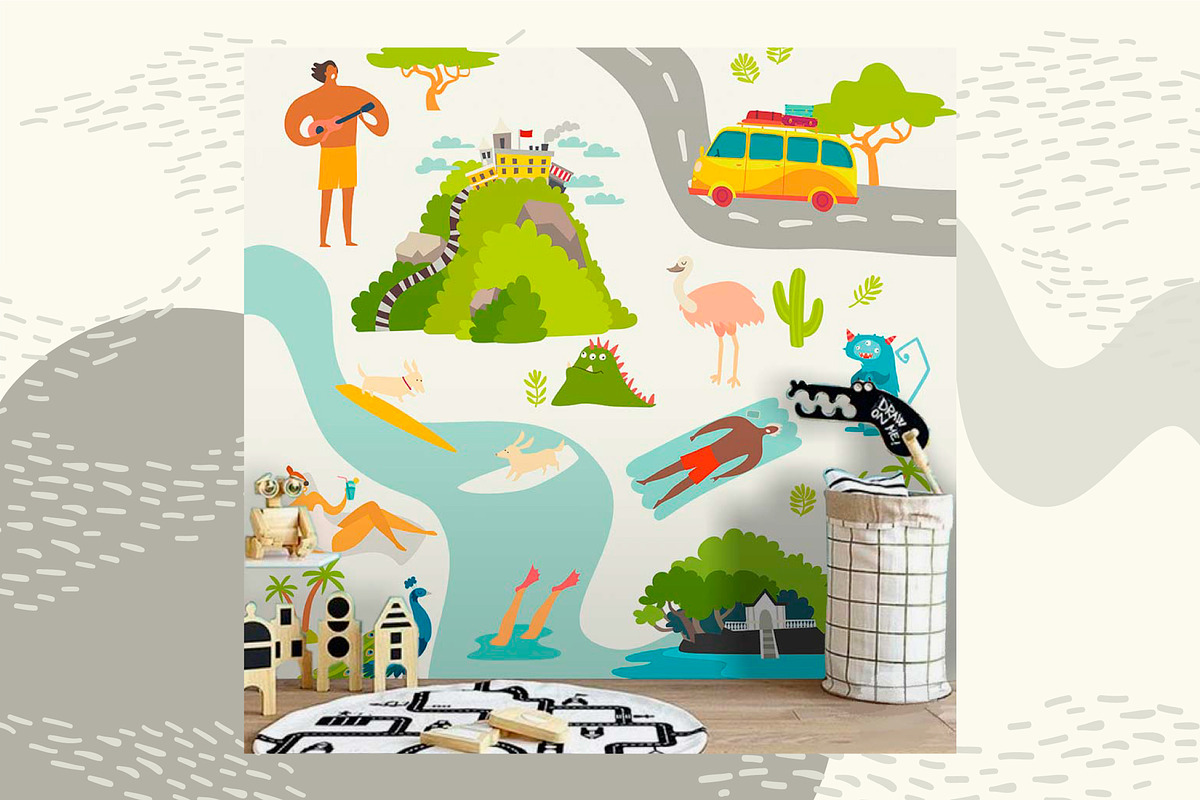 Cute MAP Creator NEW DIY, an Object Graphic by Rimma (Photo 4 of 8)