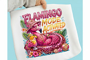 Funny Summer Flamingo Png, a Seasonal Illustration by designcity5 (Thumbnail 2 of 4)