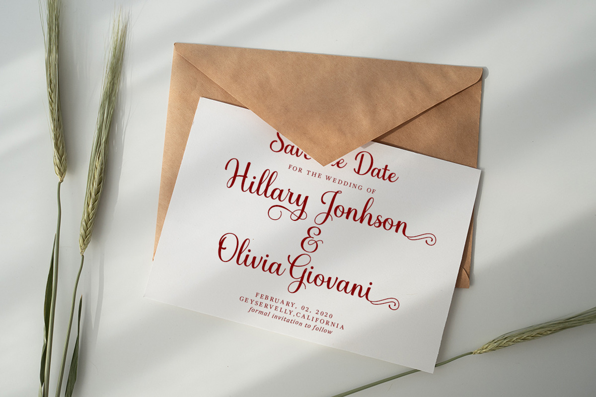 Baby Giovani Script, a Script Font by Mytha Studio (Photo 4 of 8)