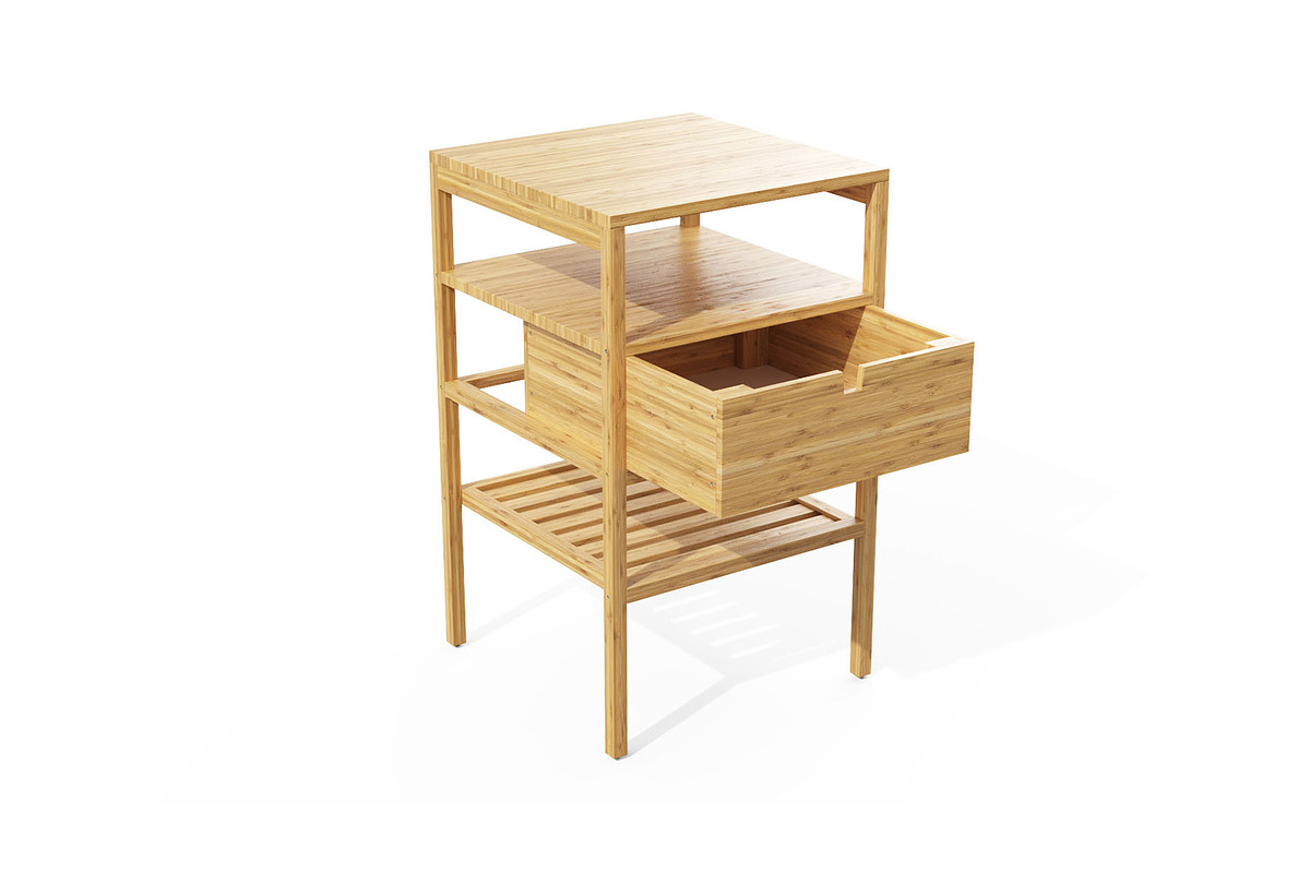 Bedside Table - IKEA NORDKISA, a Furniture 3D Model by 3DCargo (Photo 8 of 26)
